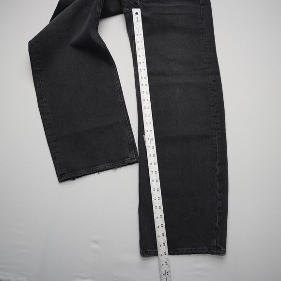 AGOLDE Low Curve Jeans in Black Tar Size 25 - Picture 9 of 12